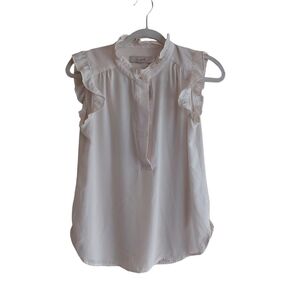 Loft Sleeveless Button Front Casual Blouse- size XS